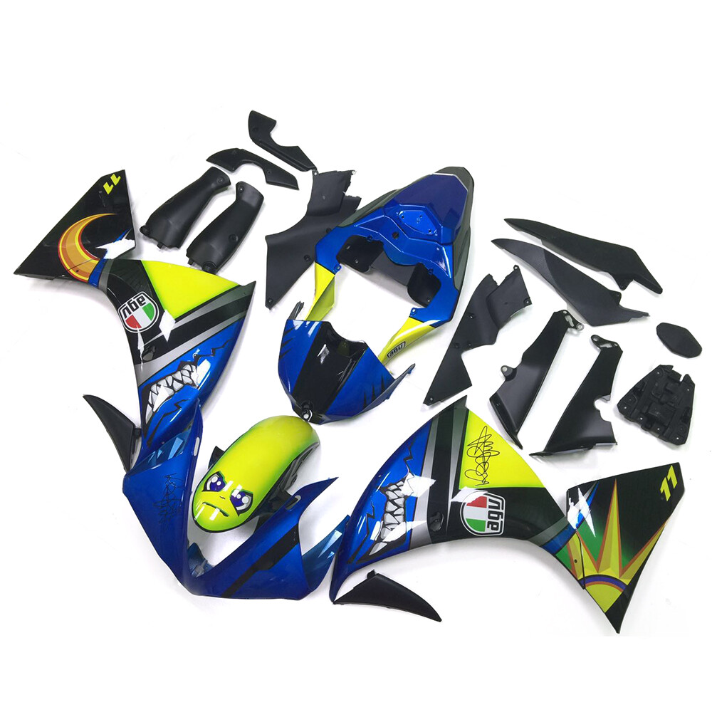 Shark Attack Fairings For Yamaha 2009 2010 2011 YZF1000 R1 09 10 11 ABS Bodywork