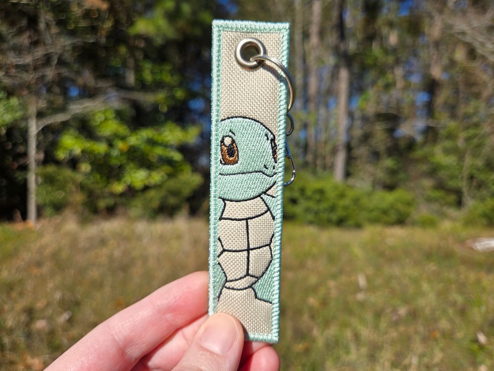 Shiny Squirtle Pokemon Keychain | Jet Tag | Bag & Backpack Accessory