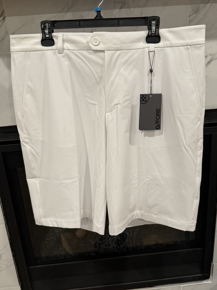 G/Fore Men's Size 38 Golf Shorts Snow White Maverick Hybrid 8