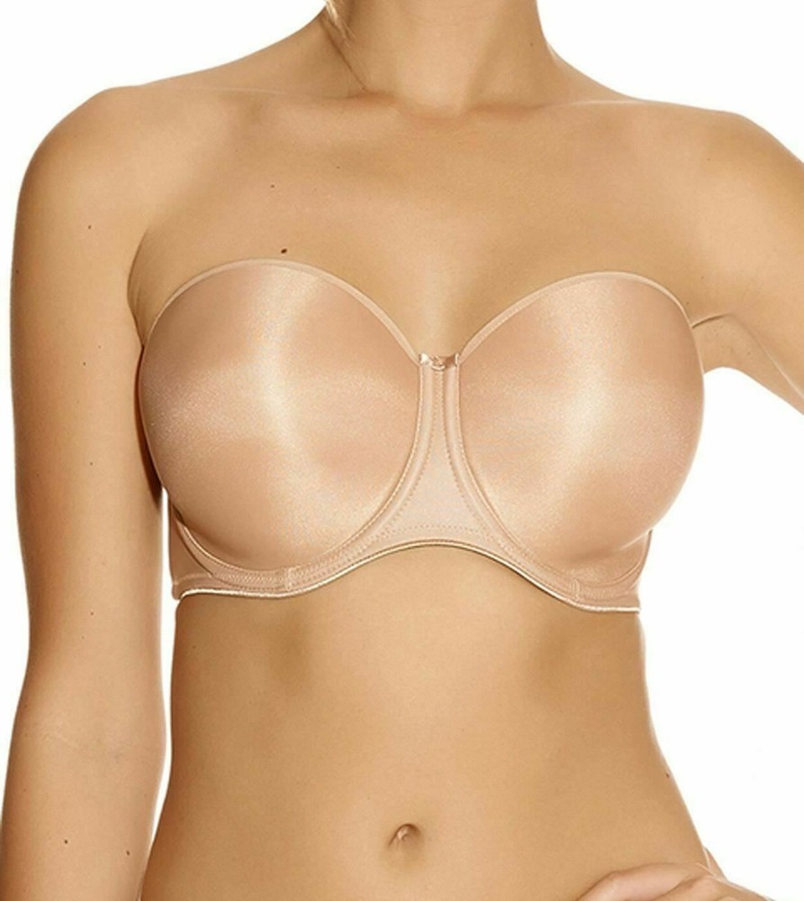 Fantasie Smoothing Bra 30DD Nude Beige Multiway Moulded Padded Strapless 4530