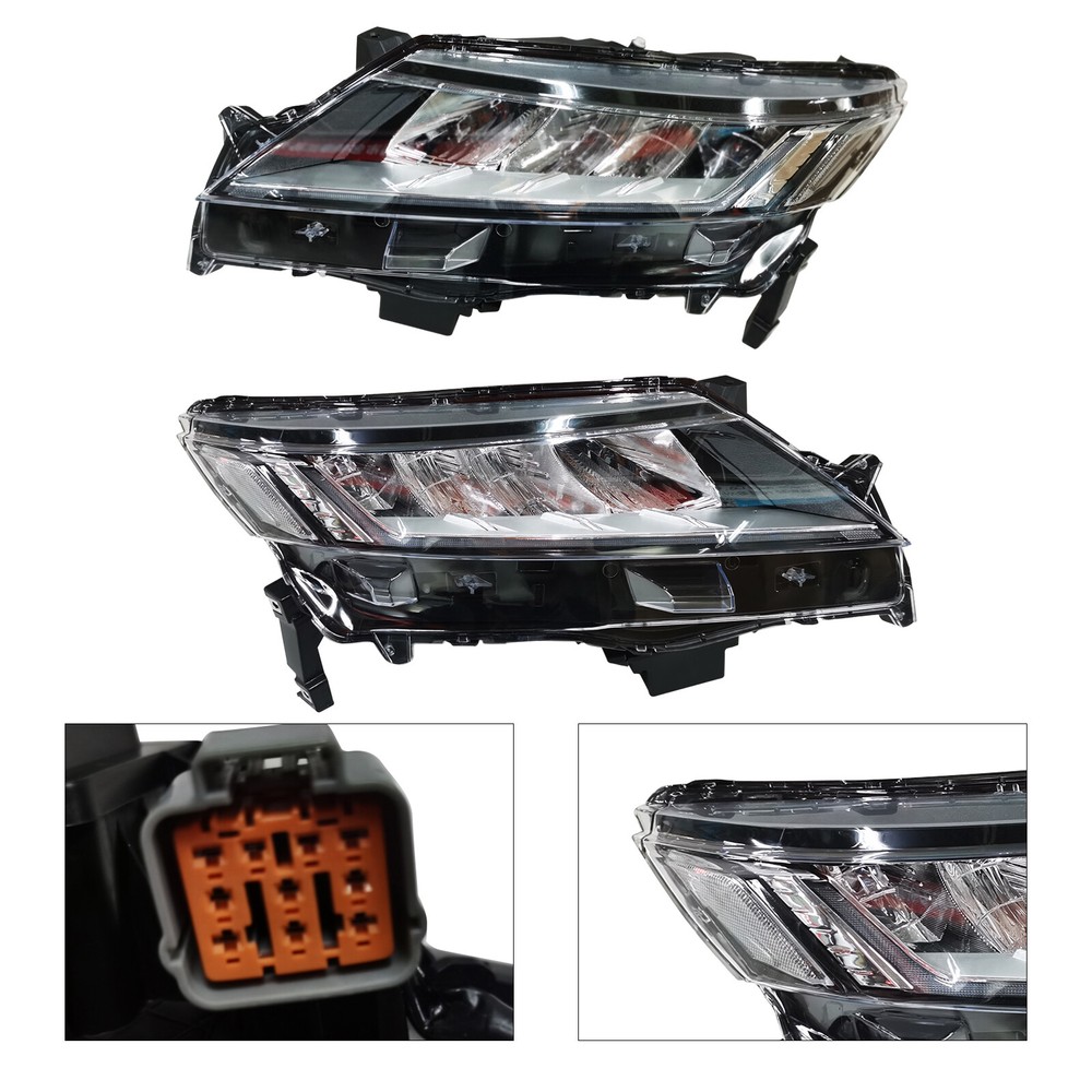 Pair For 2020-2021 Mitsubishi Outlander Sport Front Headlight Full LED Headlamp