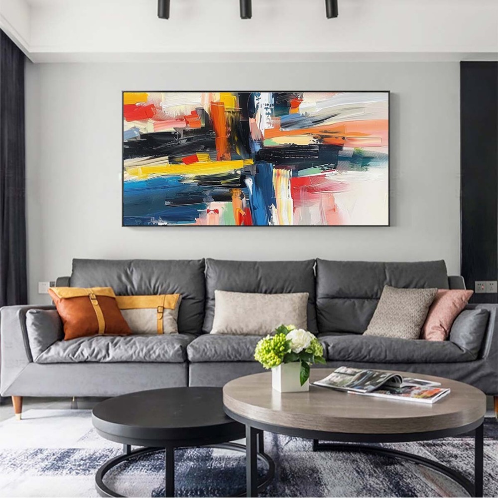 Original Abstract Hand painted Oil Painting On Canvas Home Decor Graffiti #003