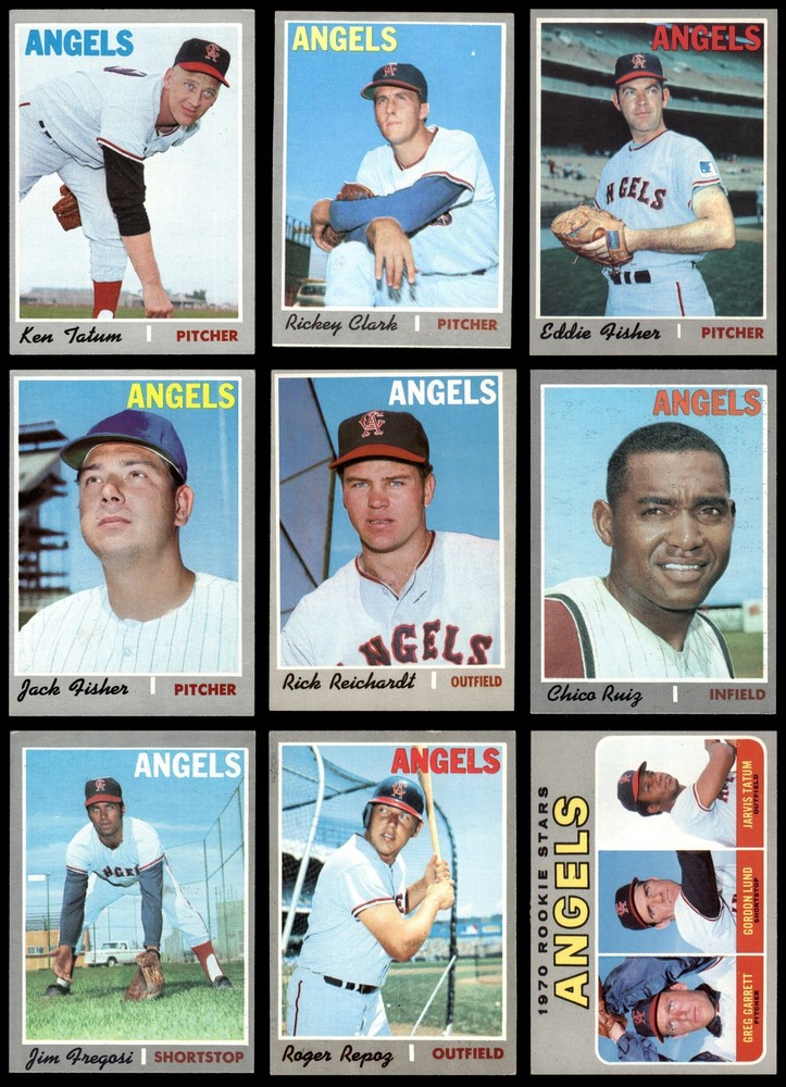 1970 Topps California Angels Team Set 4.5 - VG/EX+ 5723253