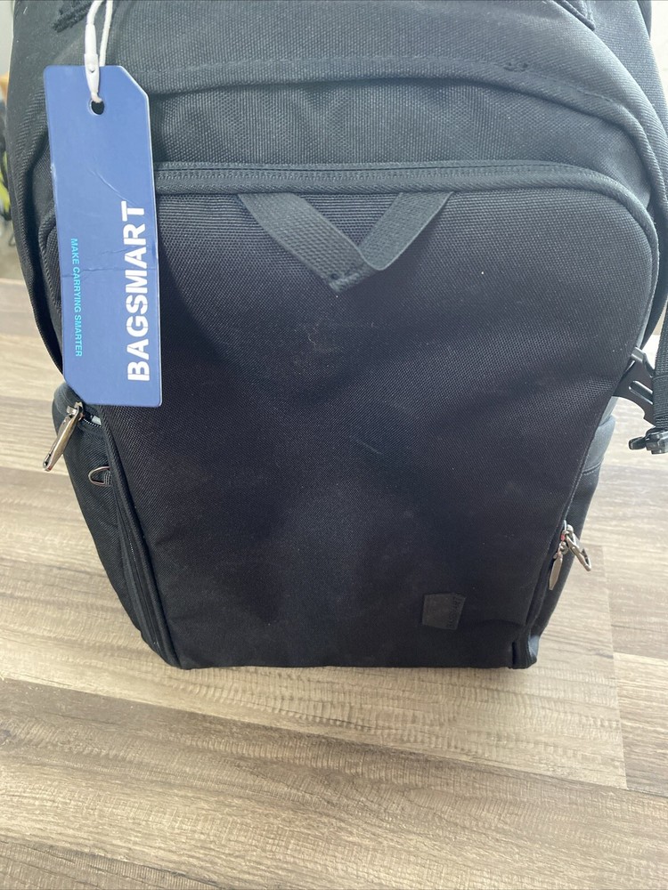 Bagsmart Black Laptop Backpack/ad