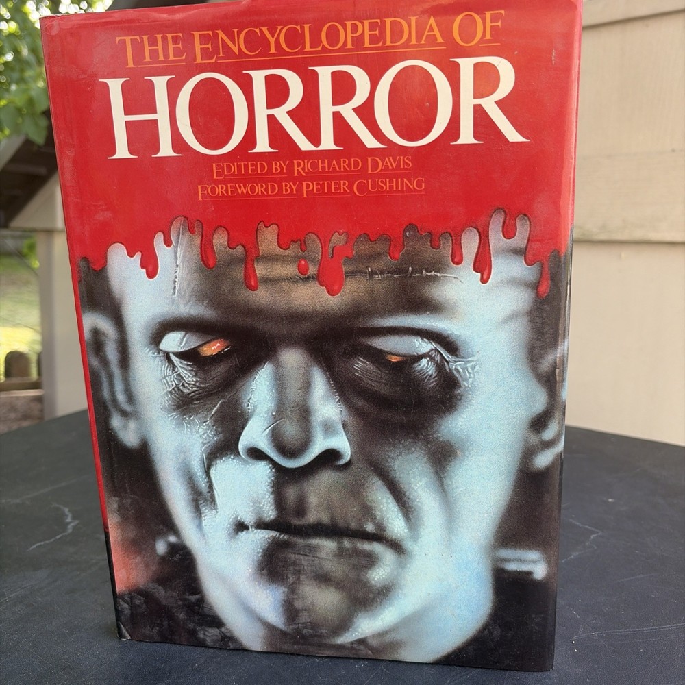 The Encyclopedia of Horror Richard Davis 1981 Hardcover Monsters Frankenstein