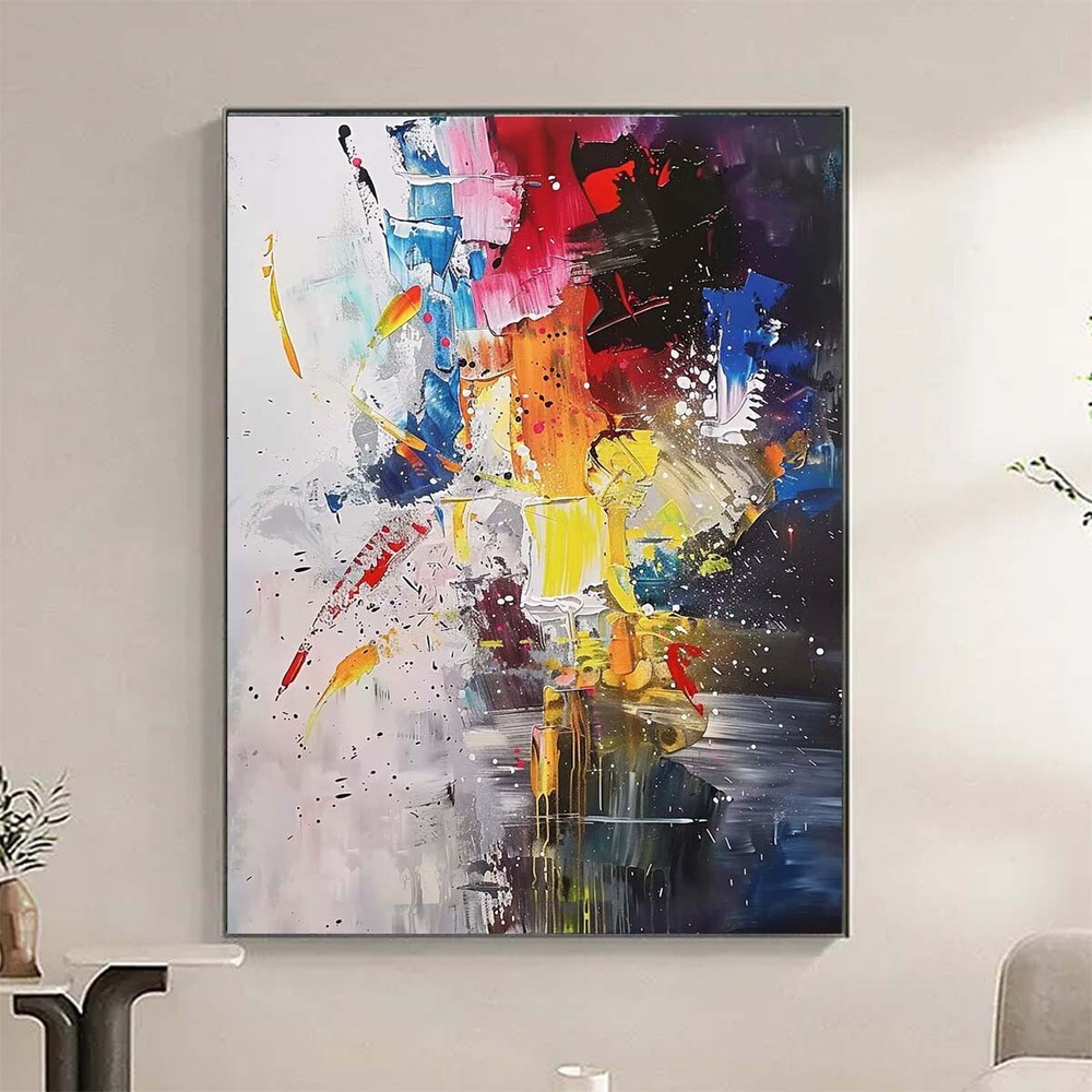 Original Pure hand painted Oil Painting Abstract Modern Decoration Room #030