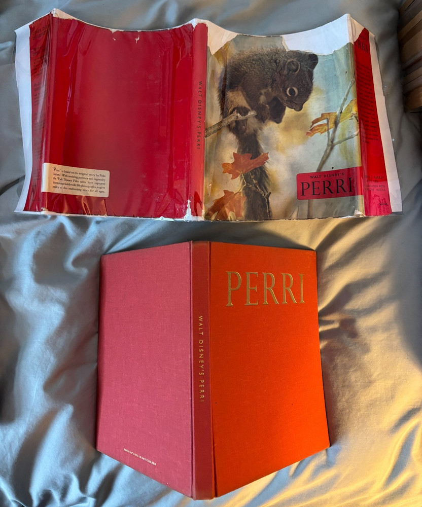 Perri - UK Disney movie tie-in DJ & tipped in color stills VG nature film