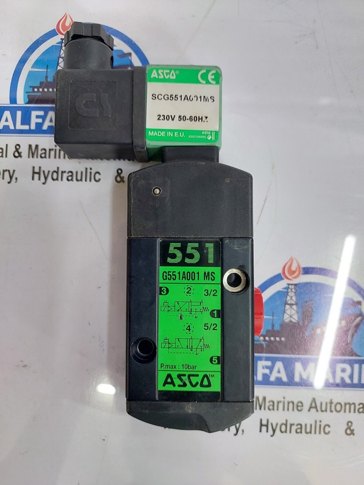 Asco 551 Solenoid Valve G551A001Ms 230V