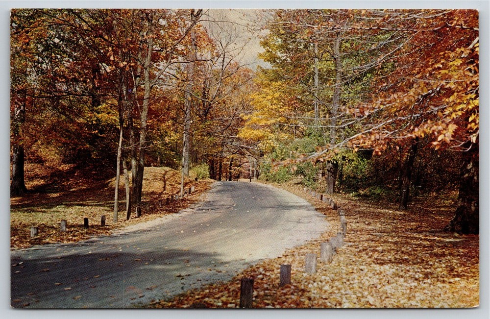 Columbus Ohio~Great Gateway Fort Ancient Earthworks~Vintage Postcard