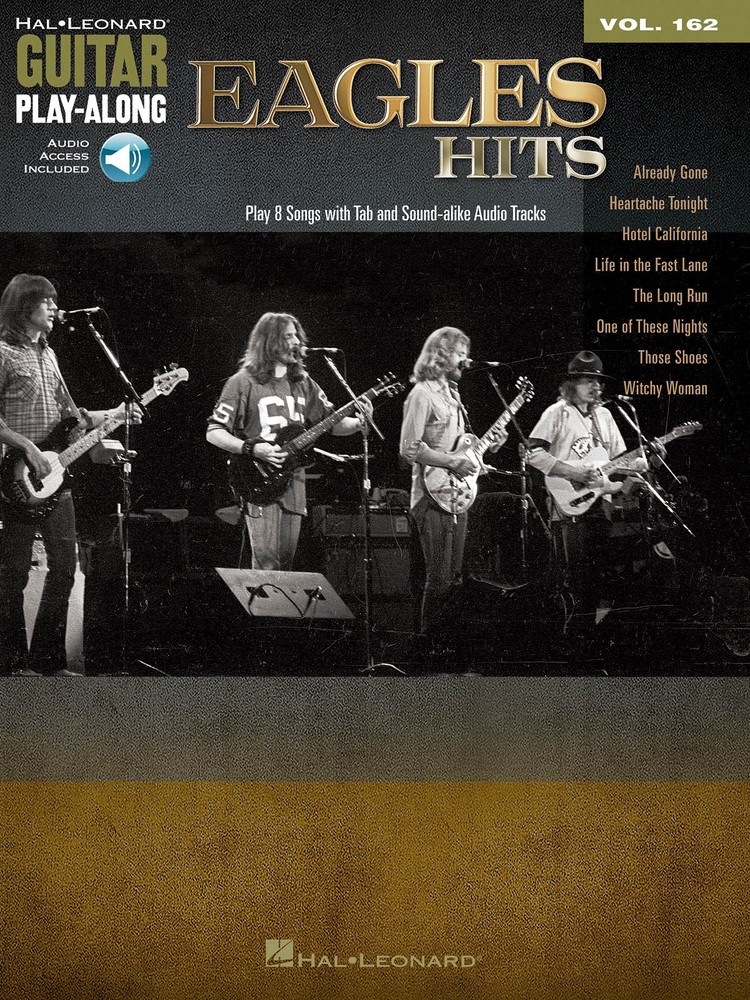 Eagles Guitar Play-Along Songbook with Tabs Sheet Music and Online Audio Vol 162