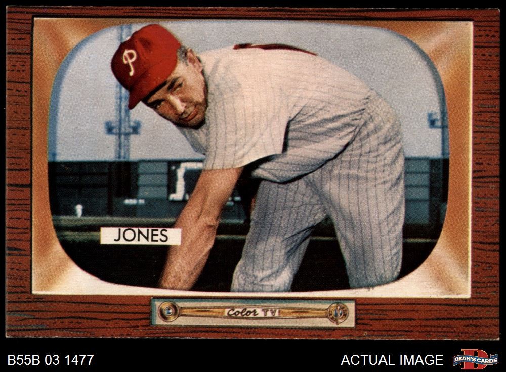 1955 Bowman #172 Willie Jones Phillies 7 - NM