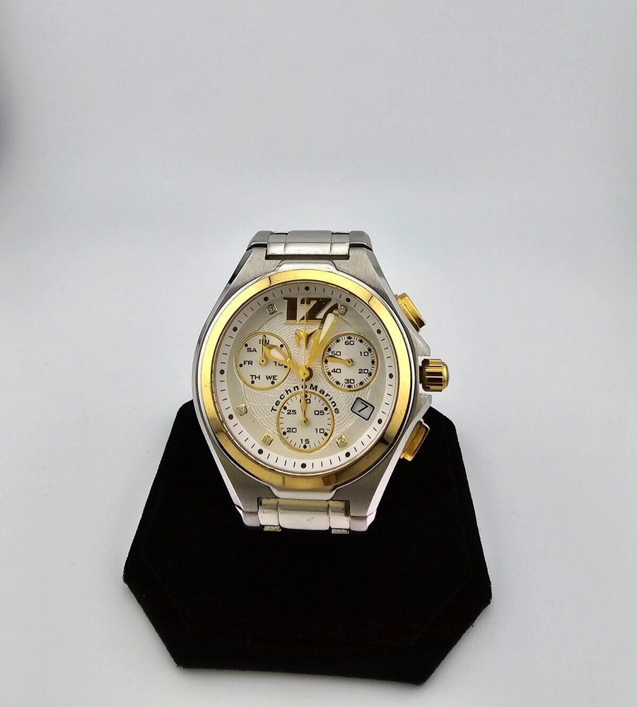 TechnoMarine NeoClassic Chronograph Two-Tone Mens Watch TMNC-GW05M