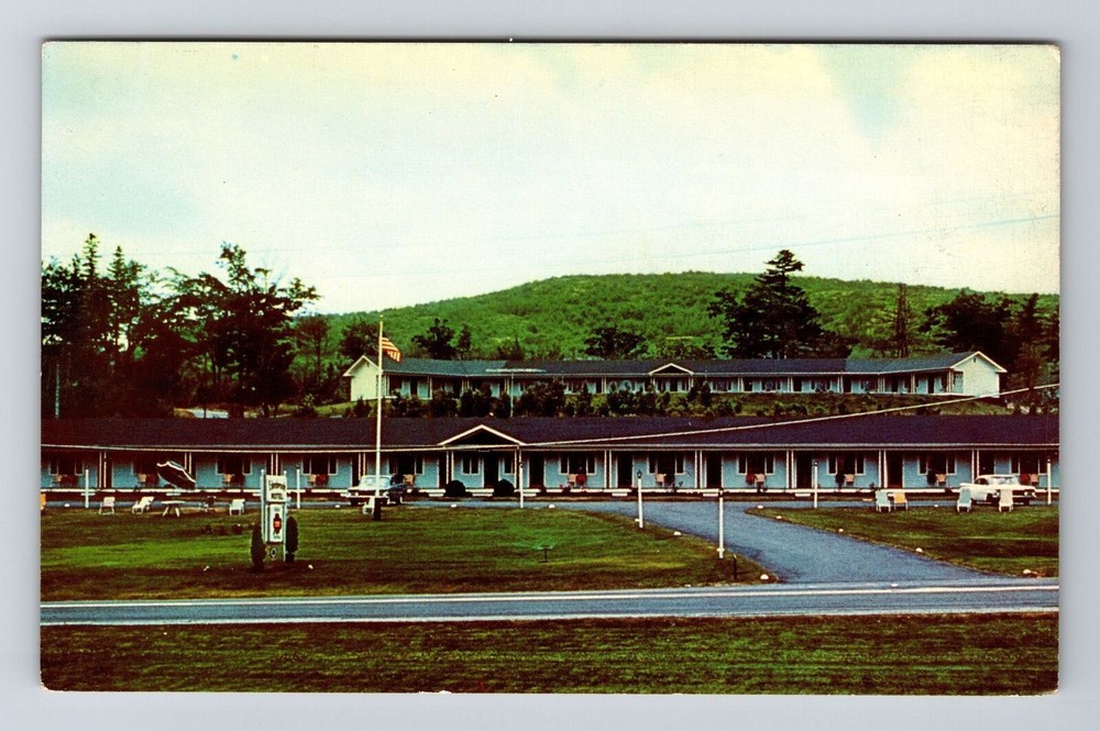 Bar Harbor ME-Maine, Edenbrook Motel, Exterior, Vintage Postcard
