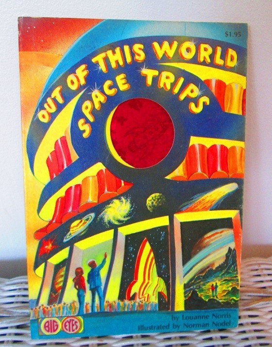 Vintage Out of This World Space Trips w 3D Glasses Book