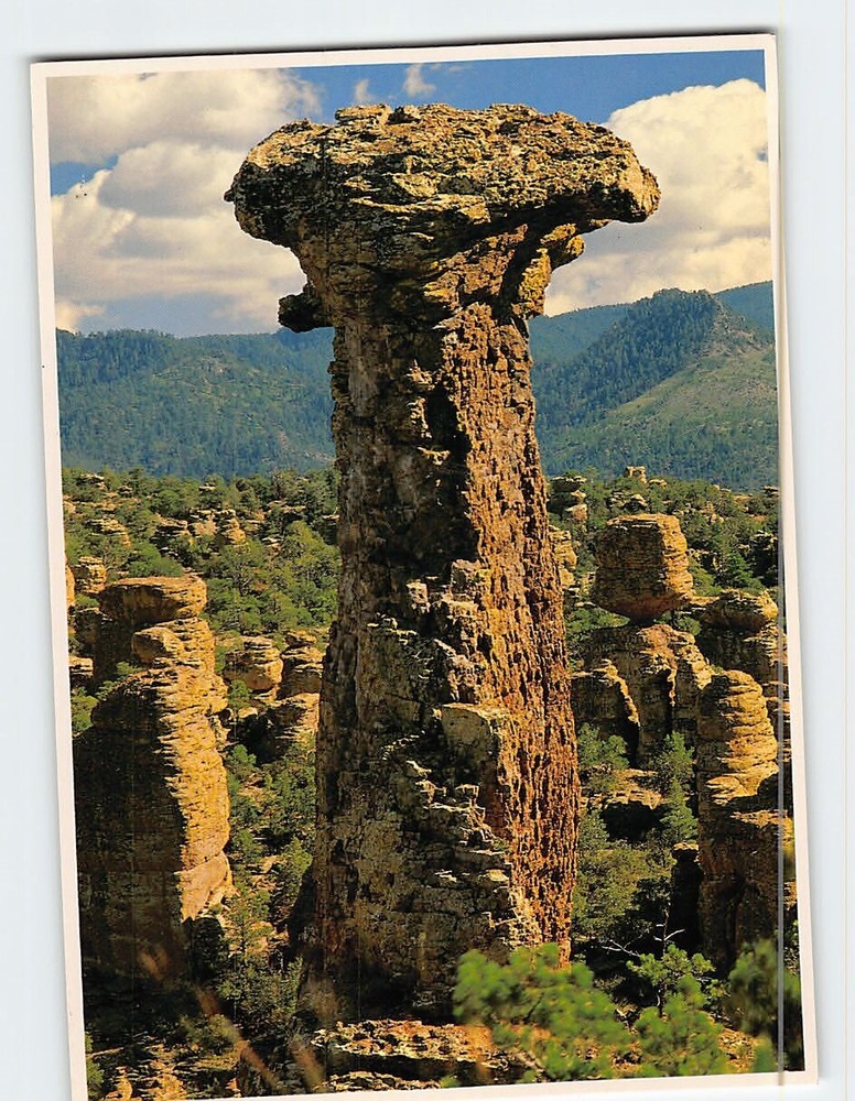 Postcard Thors Hammer Chiricahua National Monument Willcox Arizona USA