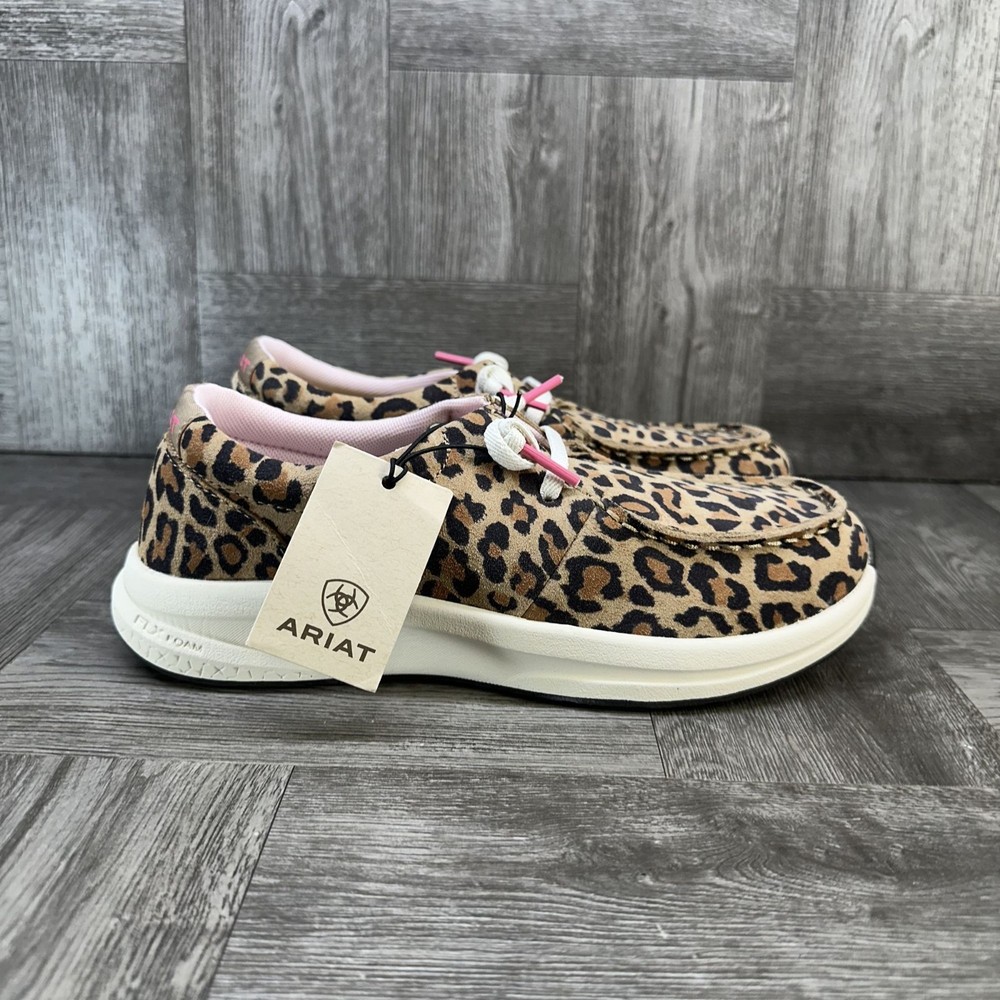 Ariat Buckeye Women's size 6 Cheetah Print Slip On Shoes