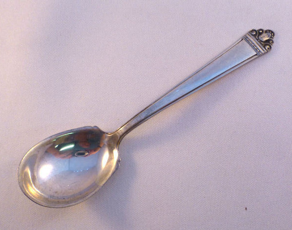 JULIANA- WATSON STERLING SUGAR SPOON
