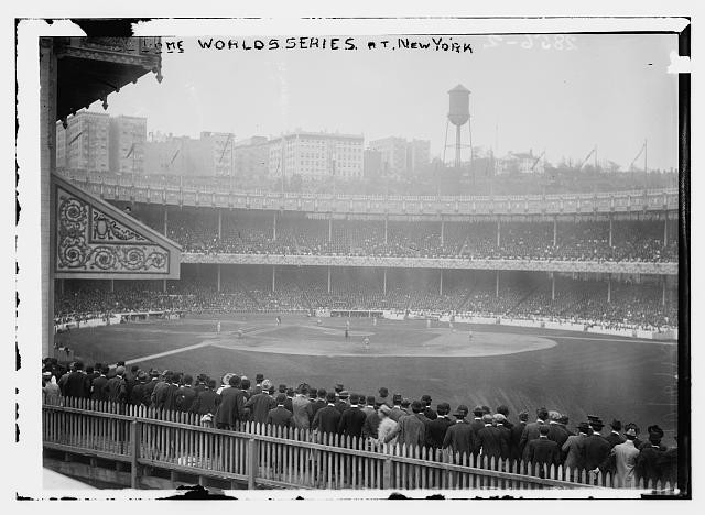 World Series 1913,3rd game,Polo Grounds,NY,New York,Baseball,October 9,1913
