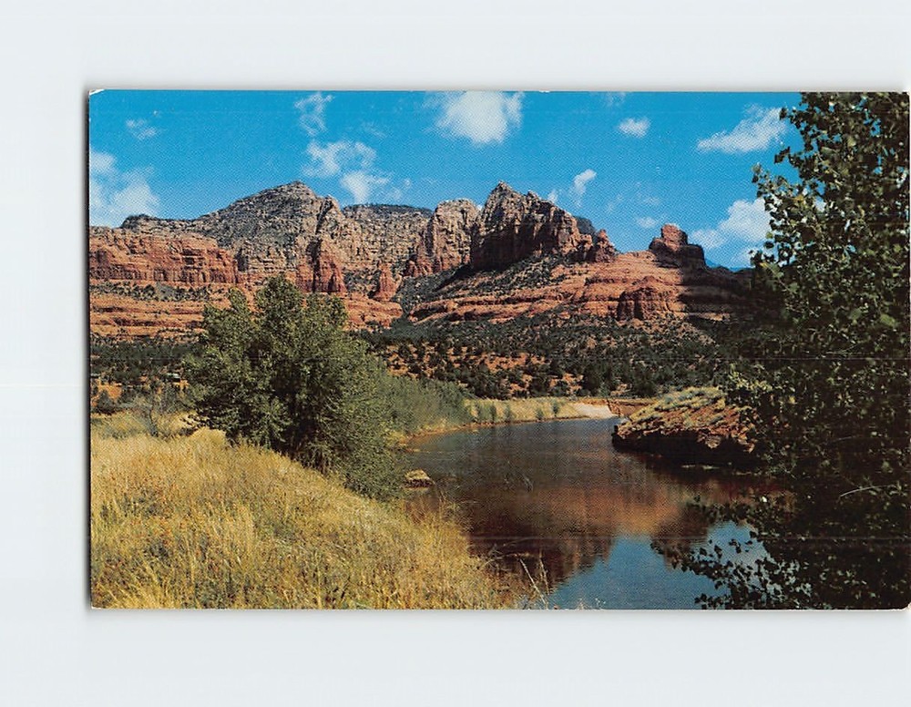 Postcard Wilson Mountain Oak Creek Canyon Arizona USA