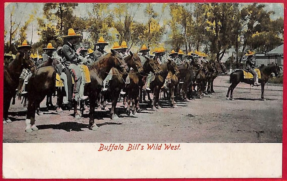 ak8681 - USA - VINTAGE POSTCARD - American Indians, Buffalo Bill's Wild West