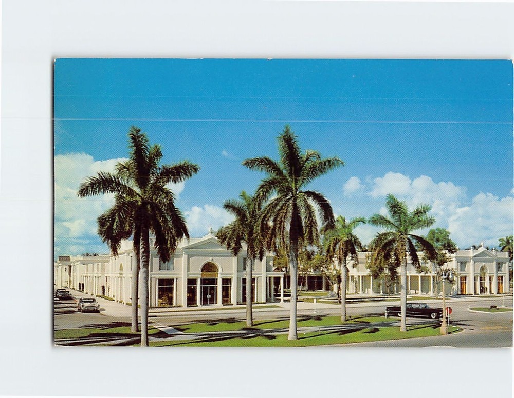 Postcard Royal Poinciana Plaza Palm Beach Florida USA
