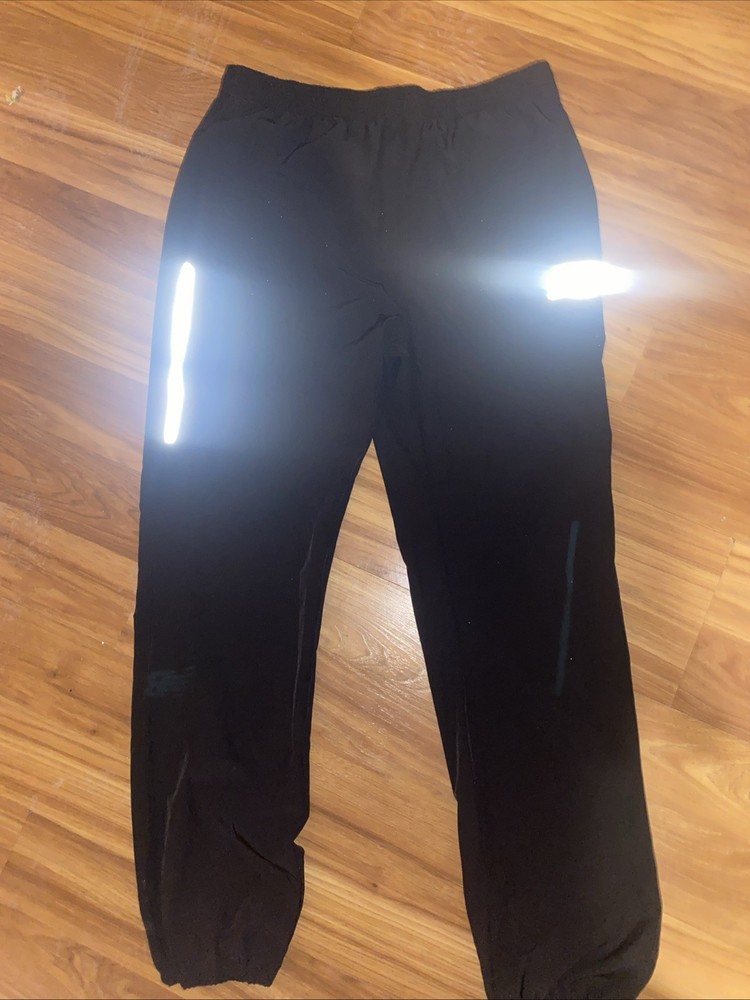 2 New Balance Reflective Sweatpants Unworn Men's Size Large Black Gray Running
