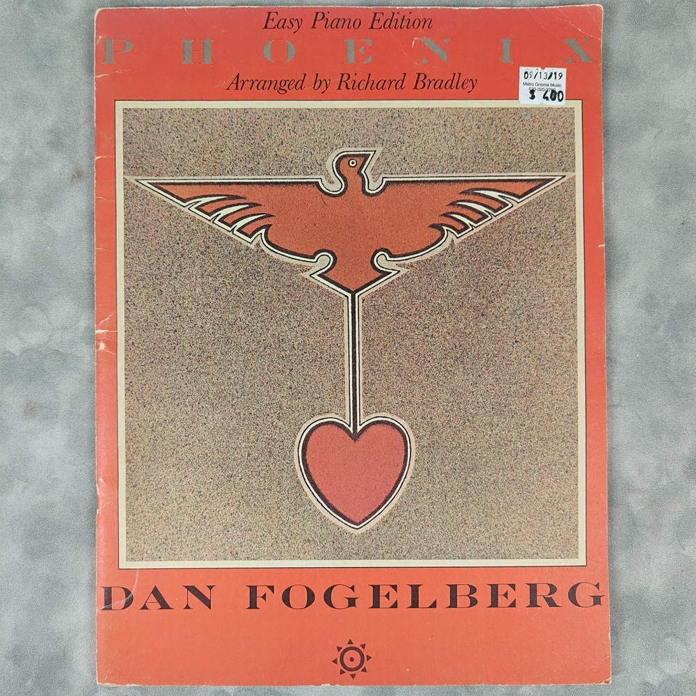 1979 Dan Fogelberg Phoenix Easy Piano Songbook Richard Bradley VTG Sheet Music