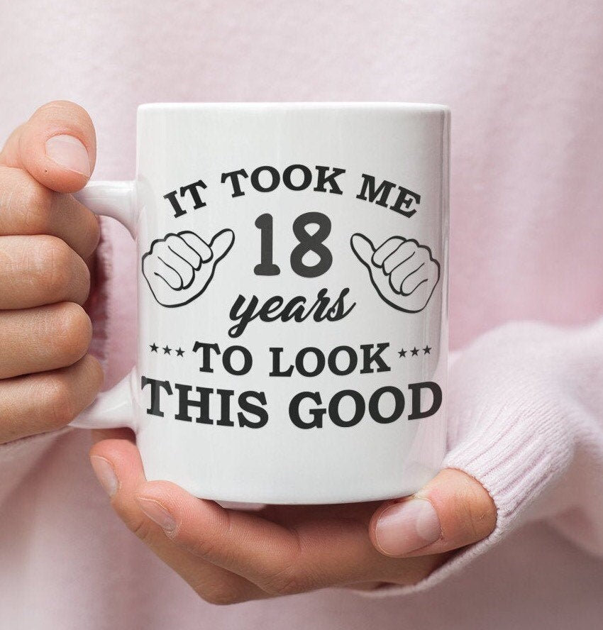18th Birthday Gift Personalised 18th Birthday Mug 2003 18th Keepsake Mug