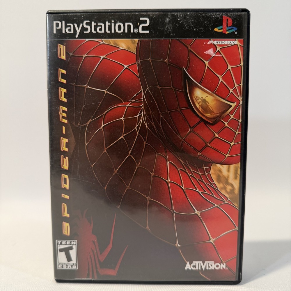 Spider Man 2 Sony Playstation PS2 Marvel Superhero Action Adventure Video Game