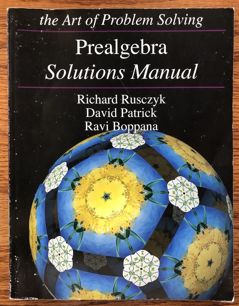 The Art of Problem Solving Pre Algebra Solutions Manual