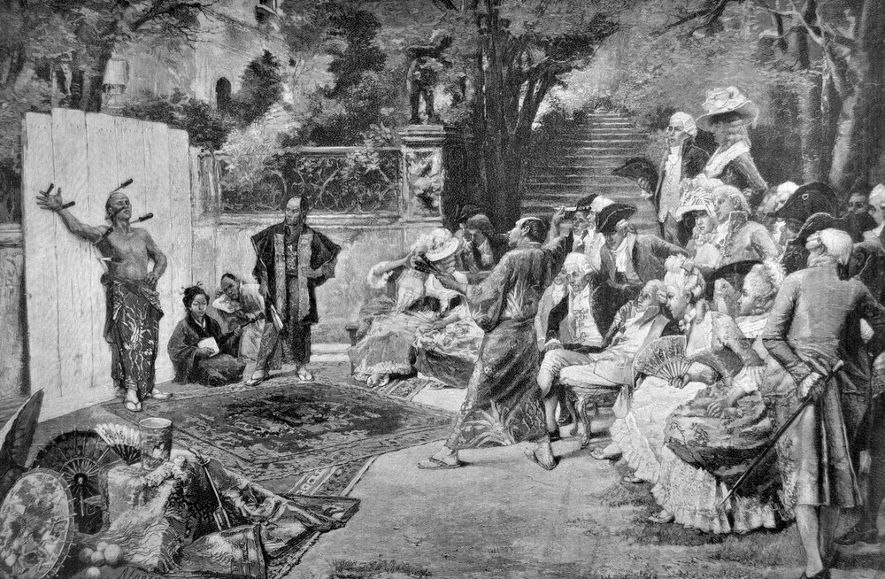 Knife man performance Decorative Poster. Home Graphic Art Design 3835