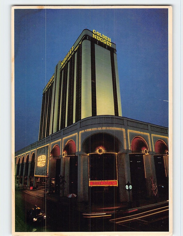 Postcard Golden Nugget Hotel & Casino Atlantic City New Jersey USA