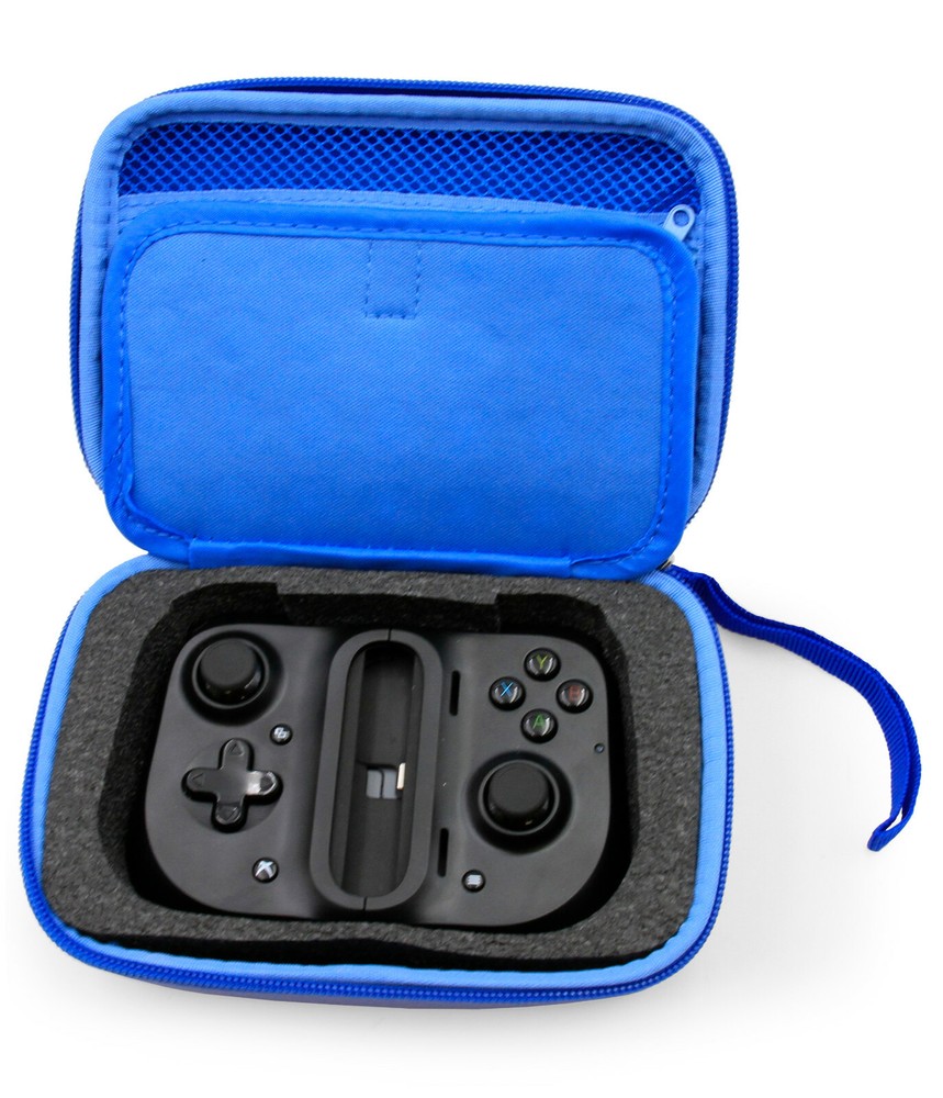 Gaming Controller Case for Razer Kishi Controller in Custom Foam, Blue Case Only