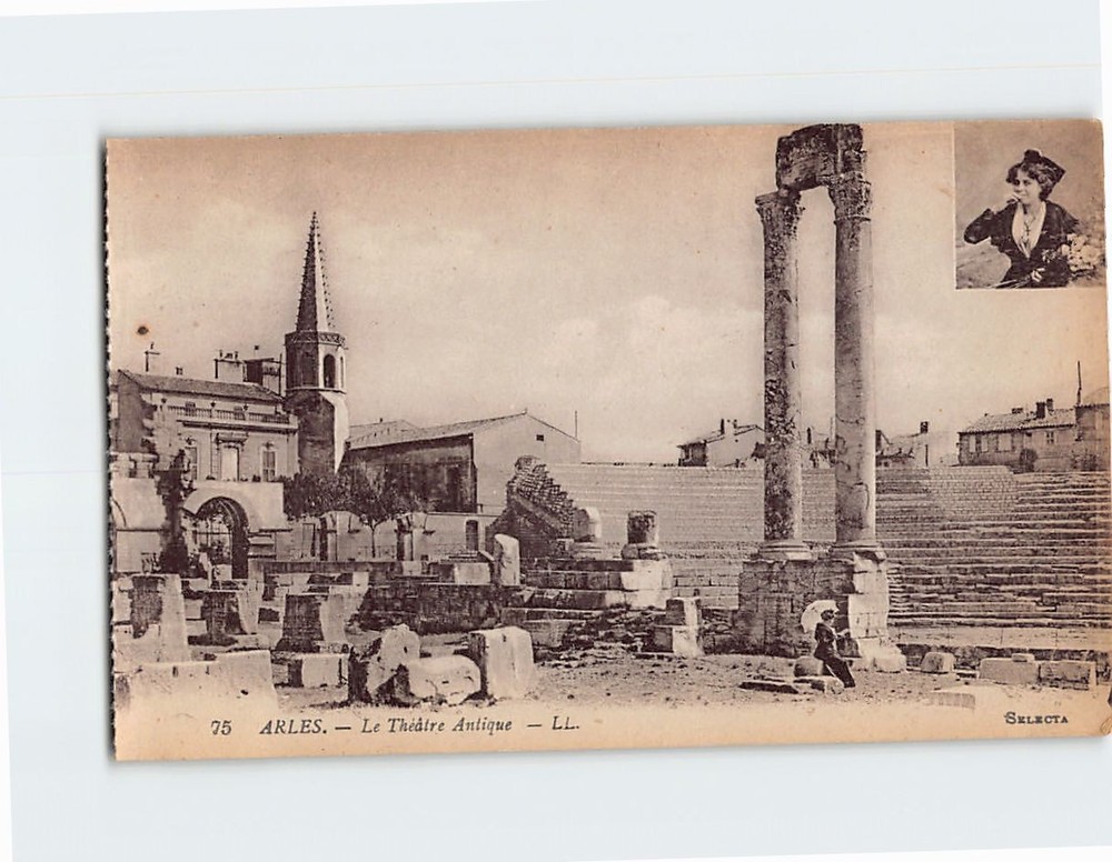 Postcard Le Theatre Antique Arles France