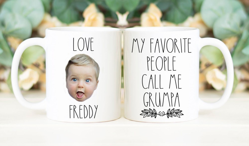 My Favorite People Call Me Grumpa Coffee Mug Father's Day Gift Personalized With