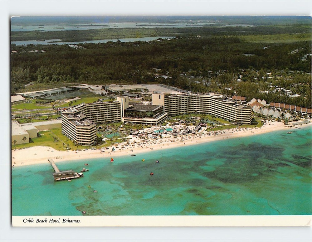 Postcard Cable Beach Hotel Nassau Bahamas