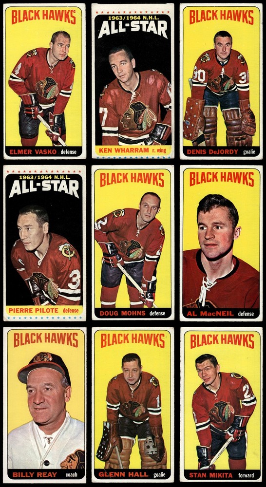 1964-65 Topps Chicago Blackhawks Near Team Set 3 - VG 7241068 (12 / 21 cards)