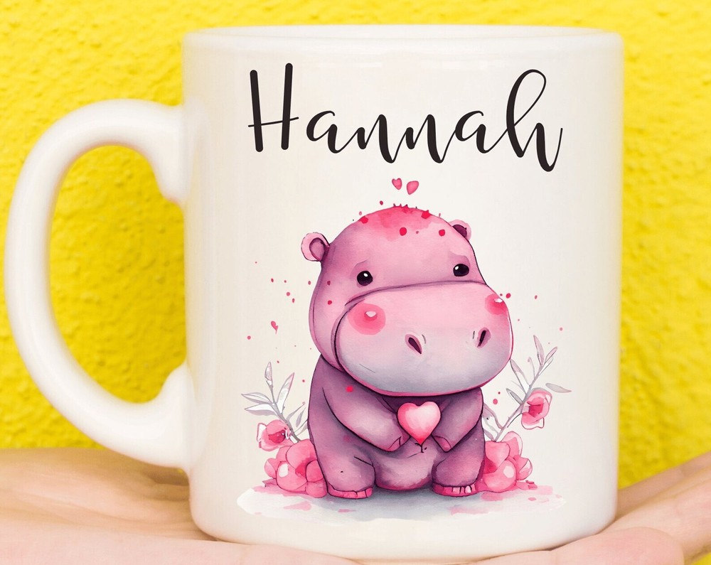 Personalised Hippo Mug Hippo Gifts Hippopotamus Gifts Gifts For Hippo Lovers Hip