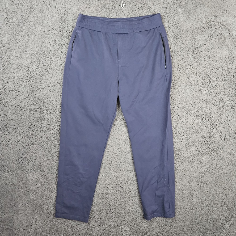 Public Rec Pants Mens 34x30 Blue Jogger Zipper Pocket Athleisure Minimalist