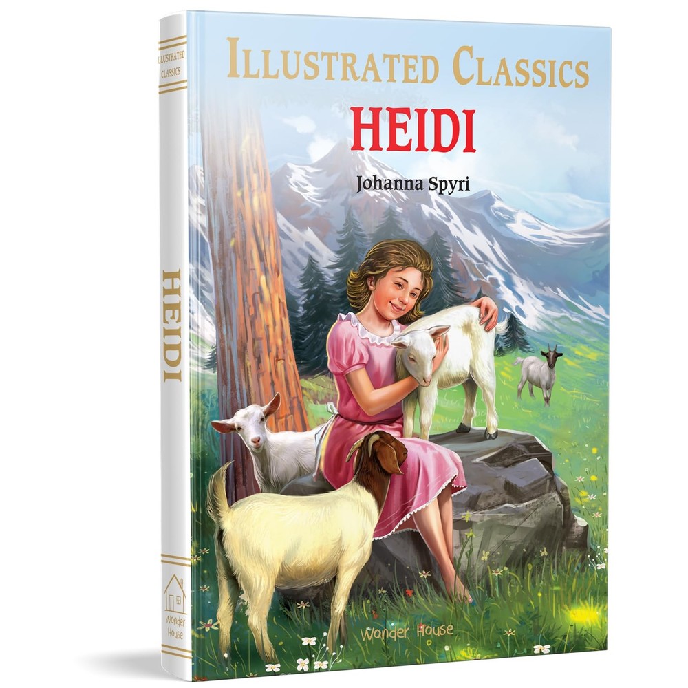 Heidi : illustrated Abridged Children Classics English Novel with Multicolor