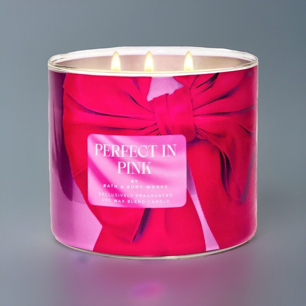 Perfect In Pink Scented Candle [Bath & Body Works/White Barn]