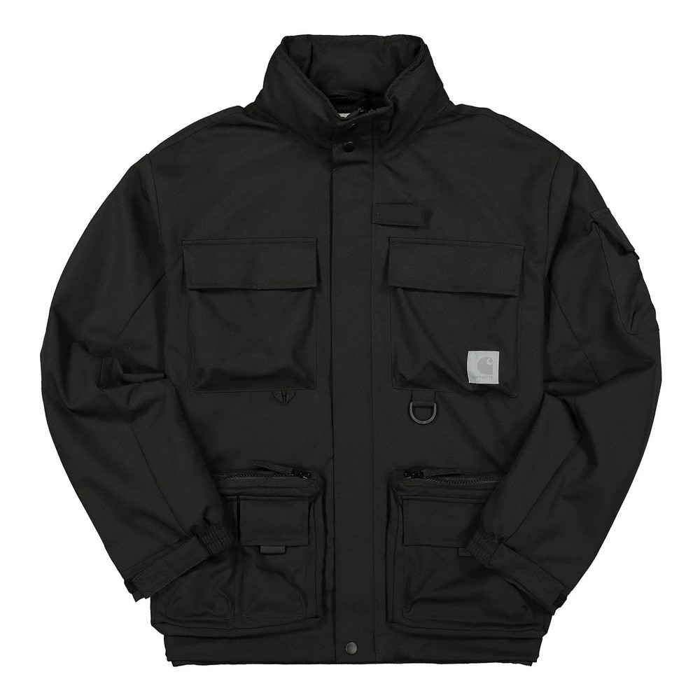 NWT NWT Carhartt WIP Elmwood Jacket Black Full Zip Size MEDIUM