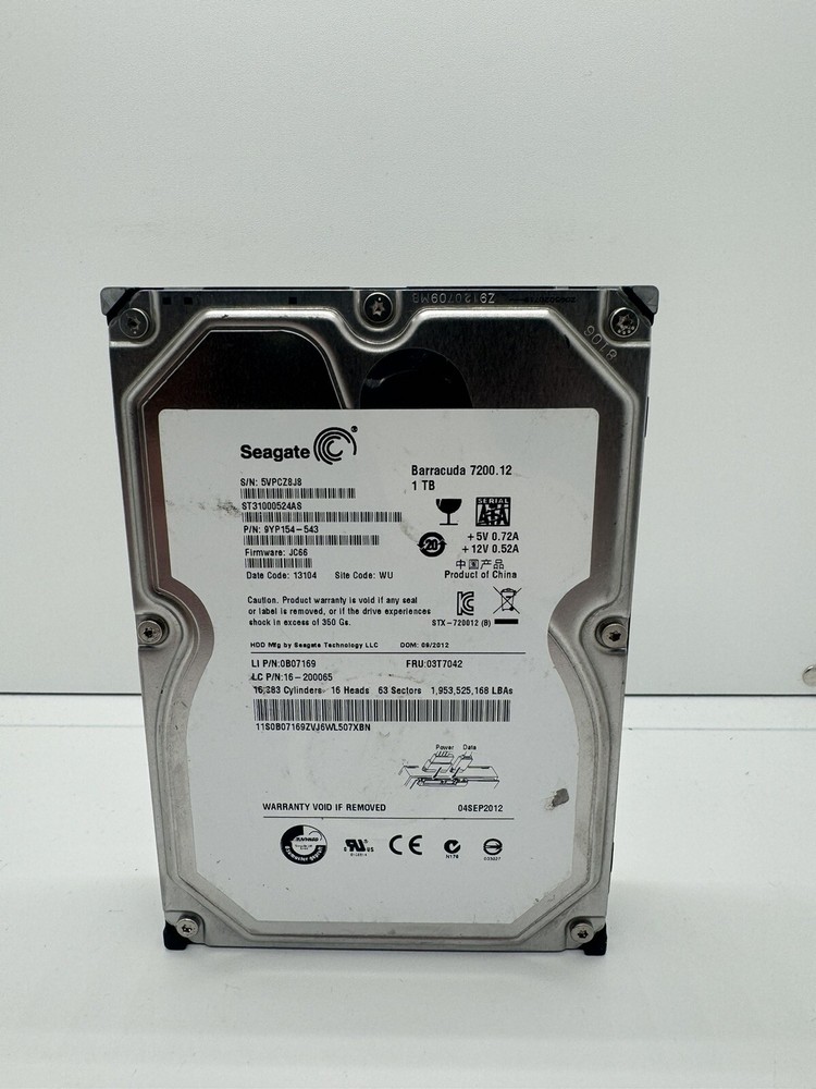 Seagate Barracuda ST31000524AS 1 TB 3.5