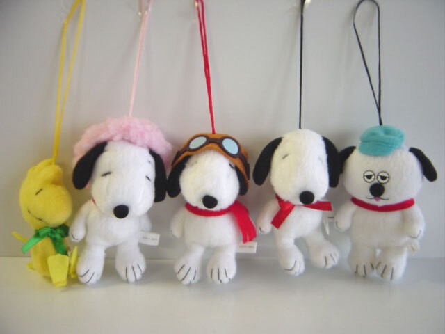 Korokoro Snoopy Mascot Collection 5pcs Set Mini Book System Service New