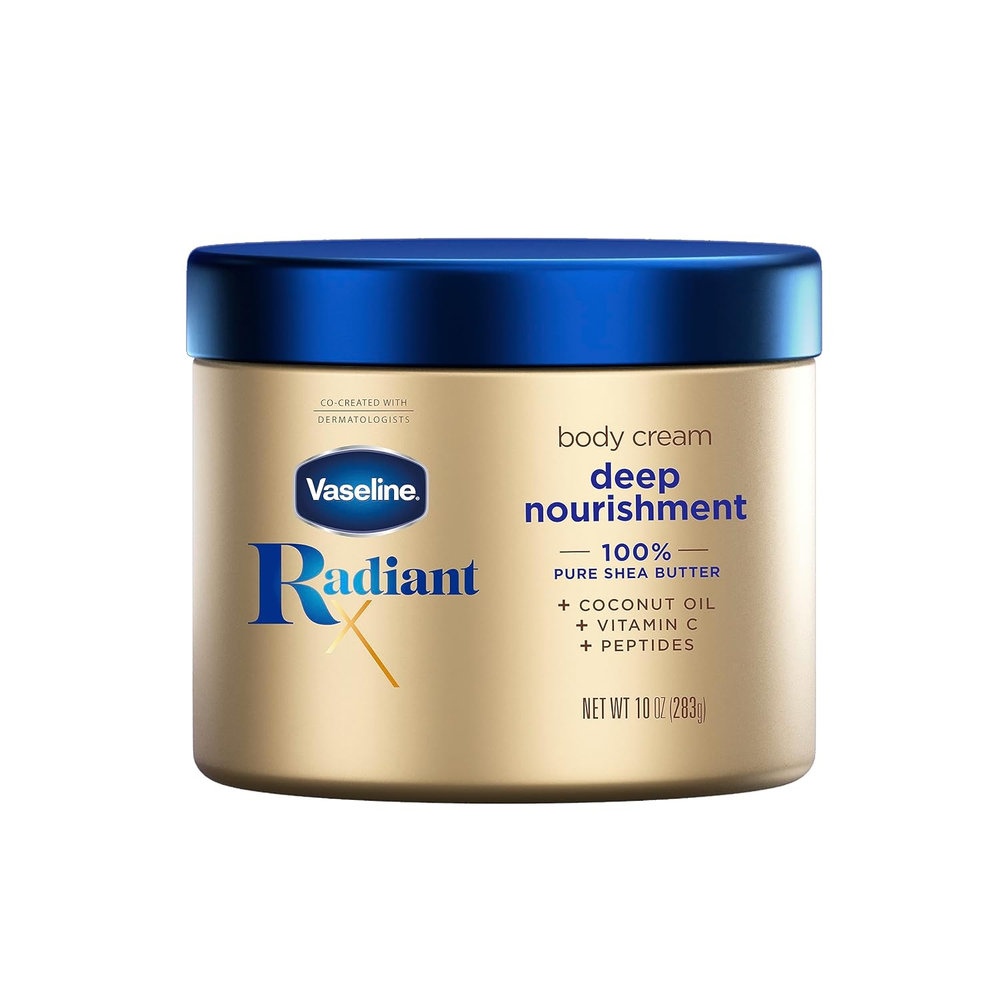 Radiant X Deep Nourishment Body Cream with Pure Shea Butter, Coconut Oil & Vitamin E