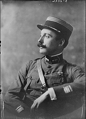 Photo:Crovoisier Military Portrait Uniform 1919 Arnold Genthe