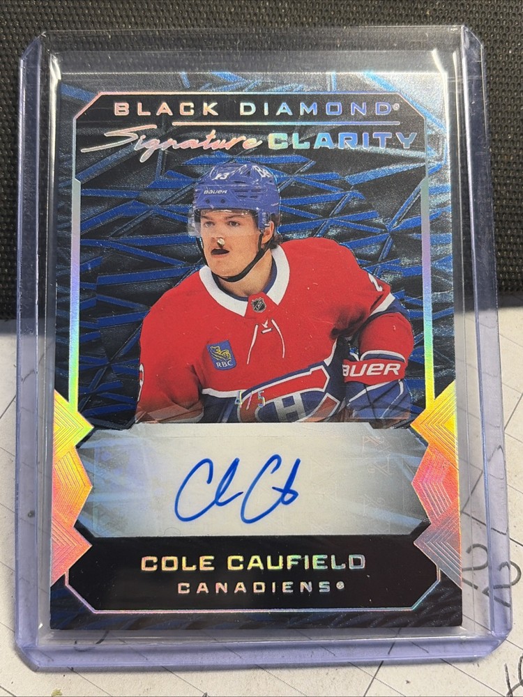 25-26 BLACK DIAMOND SIGNATURE CLARITY AUTO SPECTRUM Cole Caufield 4/5 SSP!