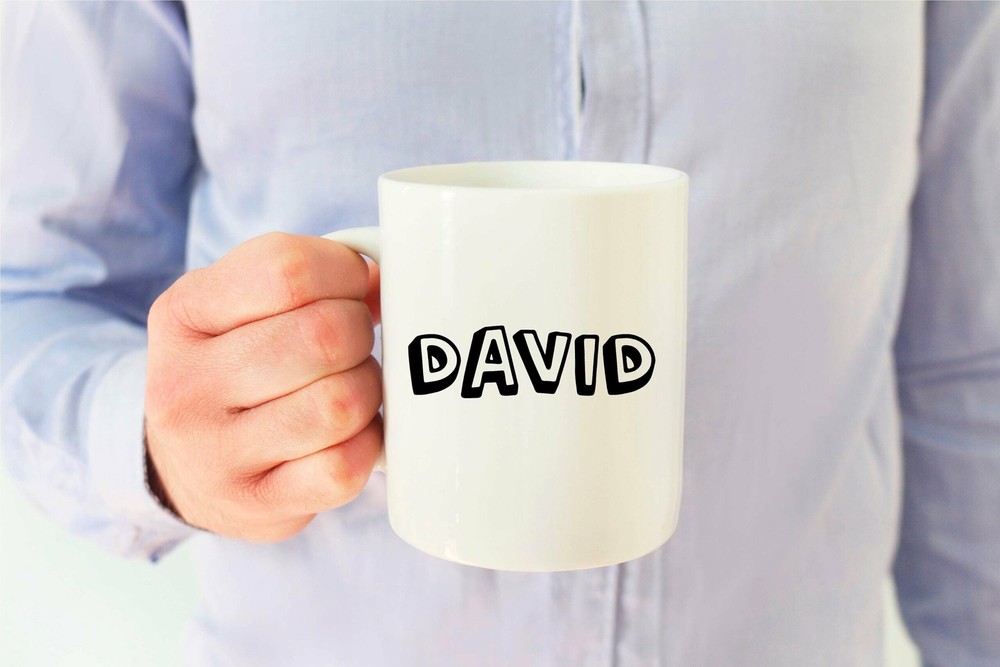 Personalised Block Name Mug Personalised Cup Office Mug Dad Mug Custom Mug
