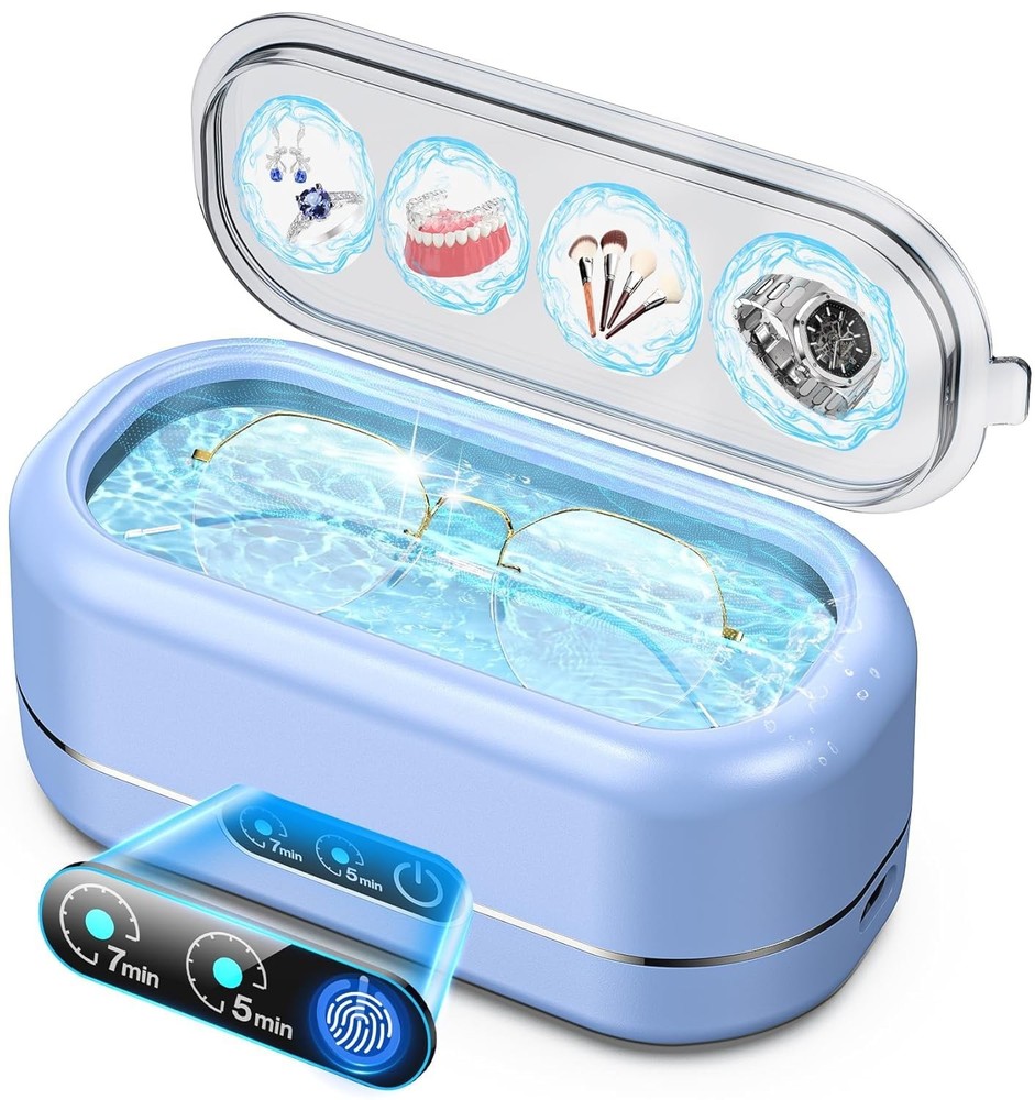 50KHz AI Ultrasonic Jewelry Cleaner Professional Cleaning Machine
