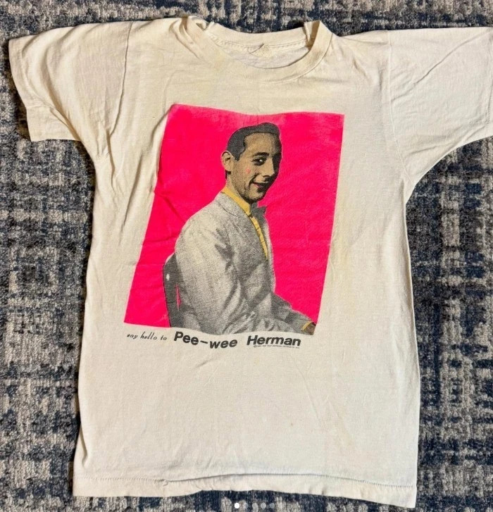 1983 PEE-WEE HERMAN Vintage T Shirt S-4XL Reprint